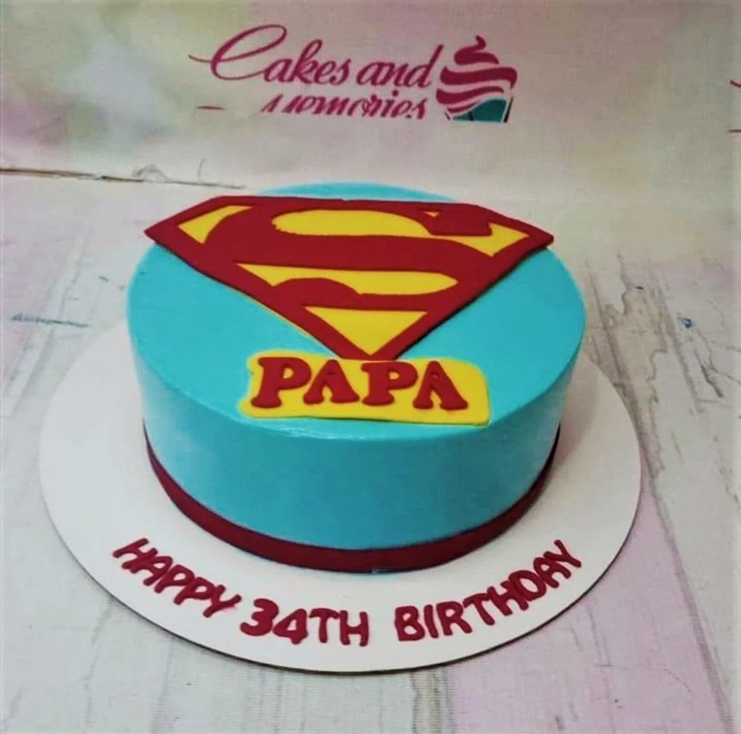 Superman Cake