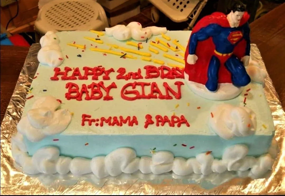 Superman Cake