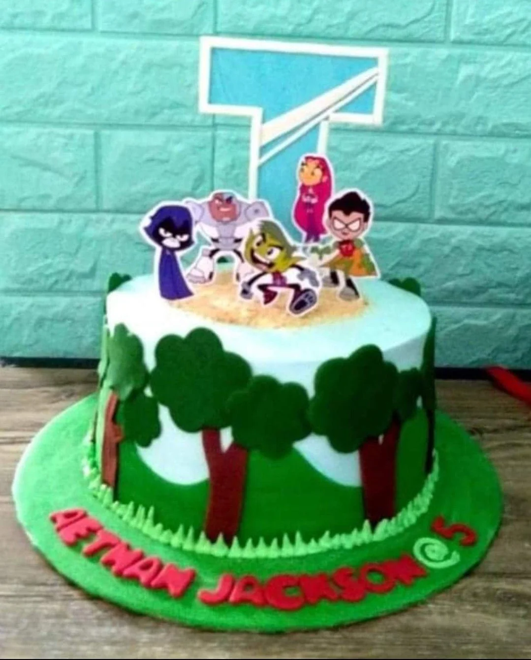 Teen Titans Go Cake