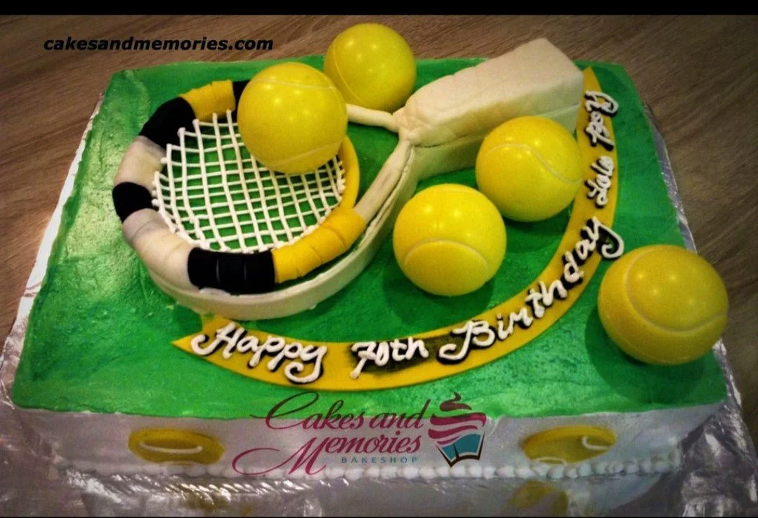 Tennis Birthday Cake