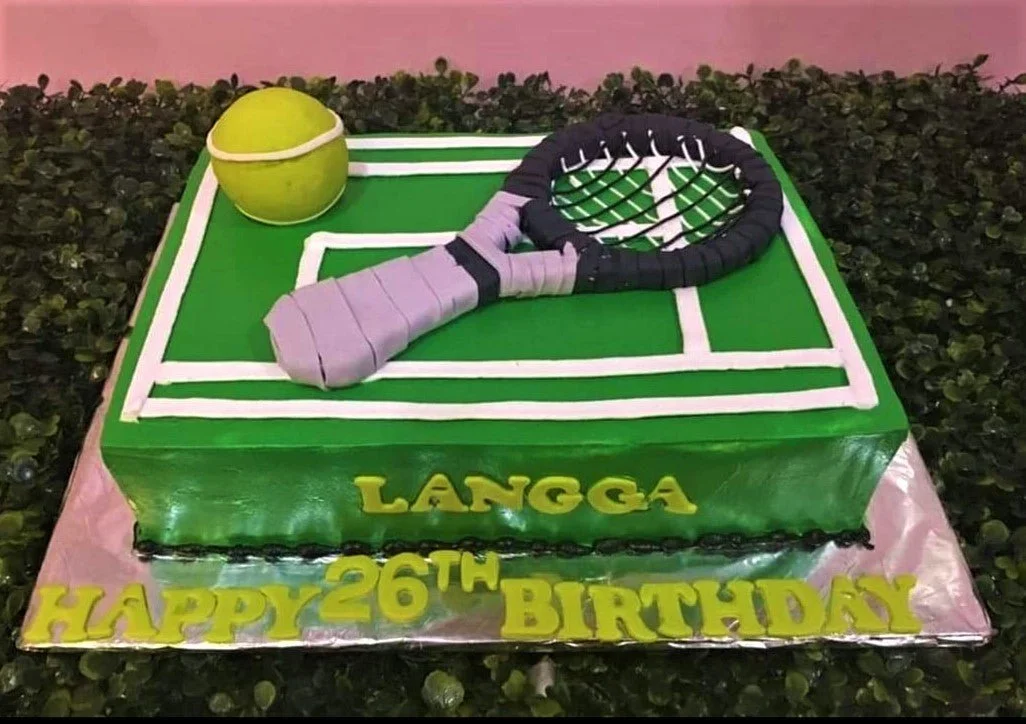 Tennis Court Cake
