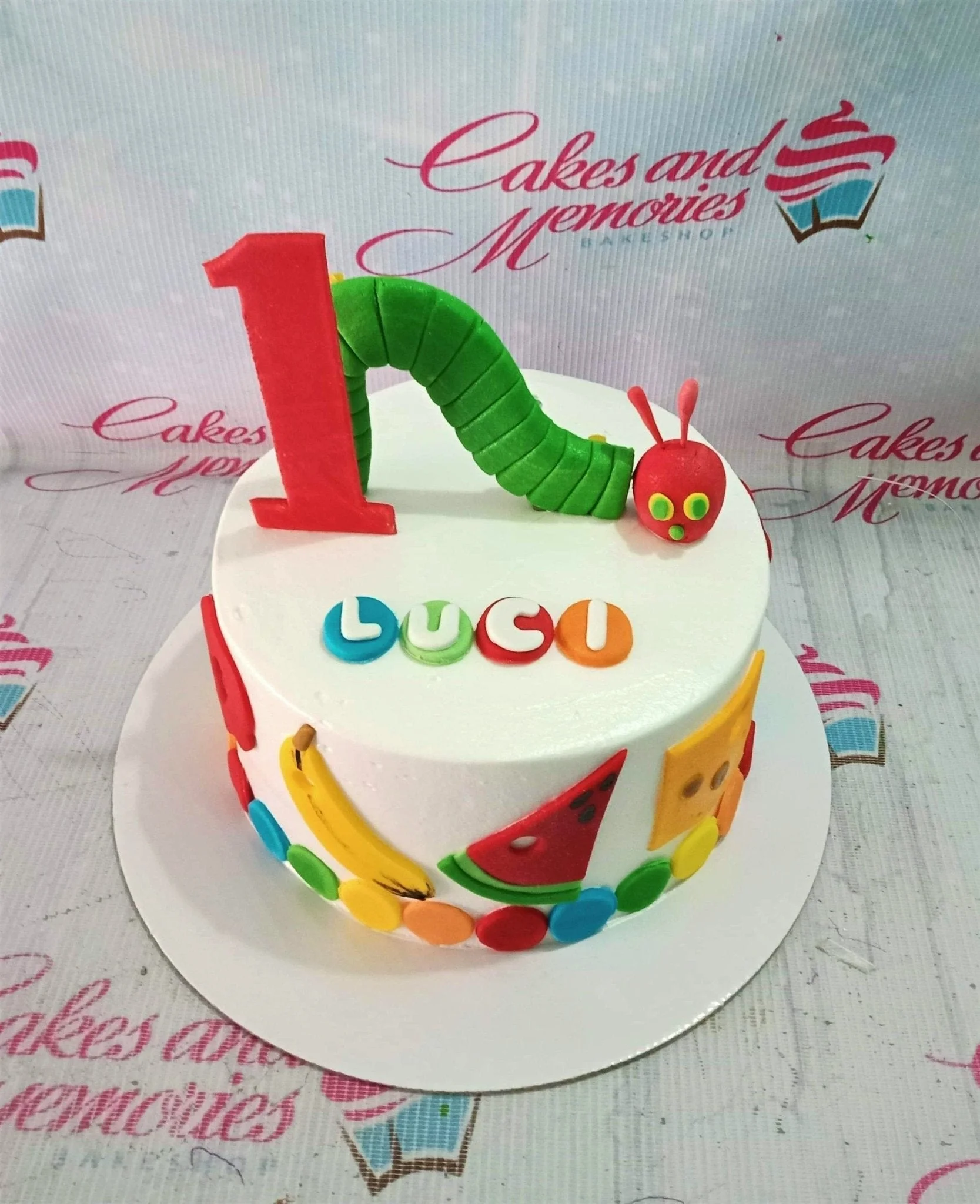 The Very Hungry Caterpillar Cake