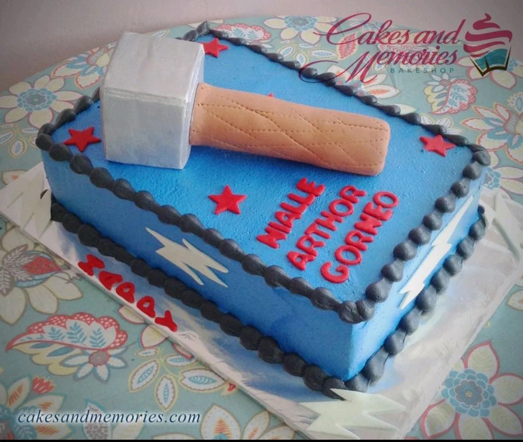 Thor Hammer Summer Cake Design Thor Hammer Summer Cake Design
