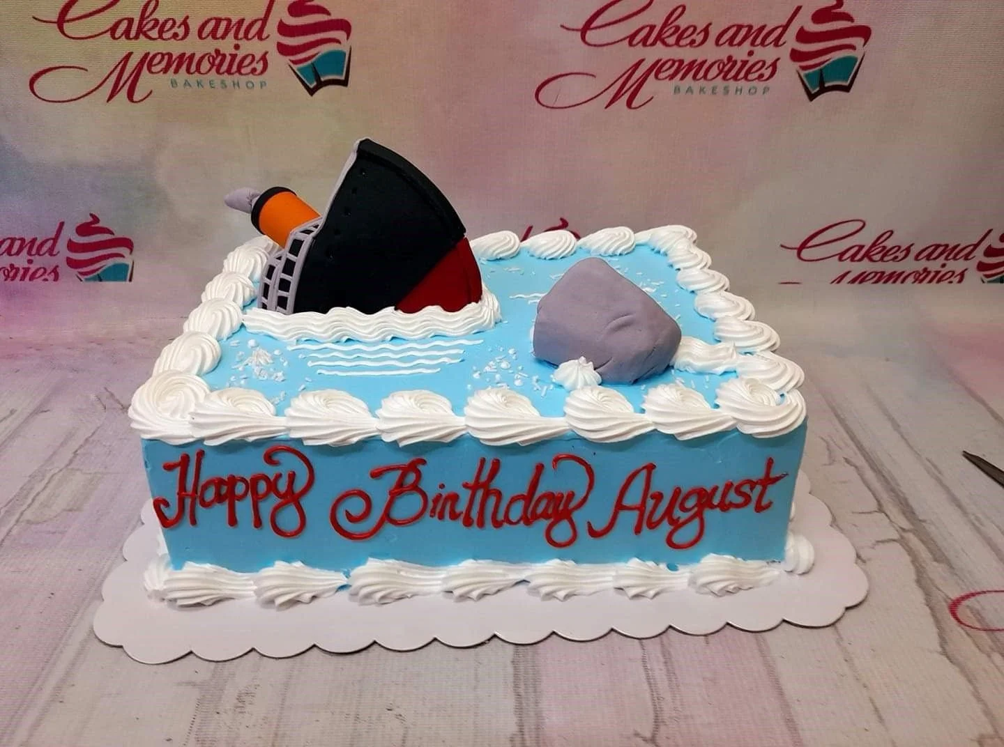 Titanic Teen Titans Cake Design