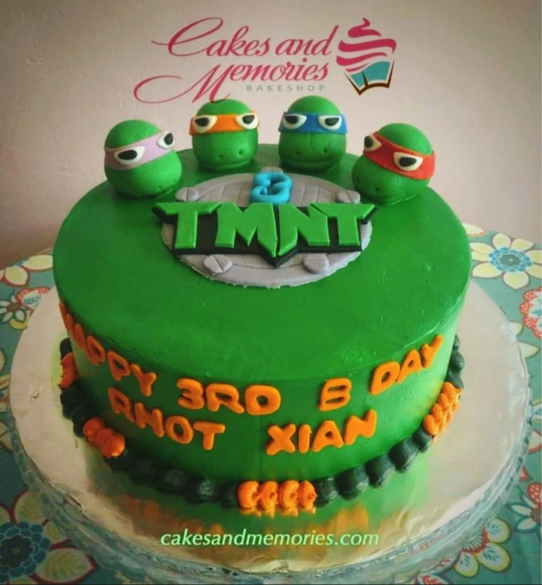 Tmnt Turtles Cake Design