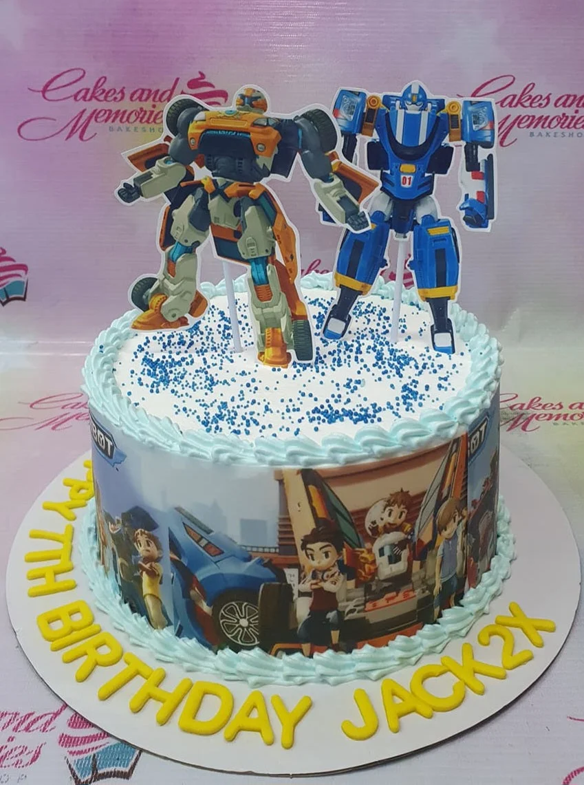 Tobot Robot Robots Cake Design