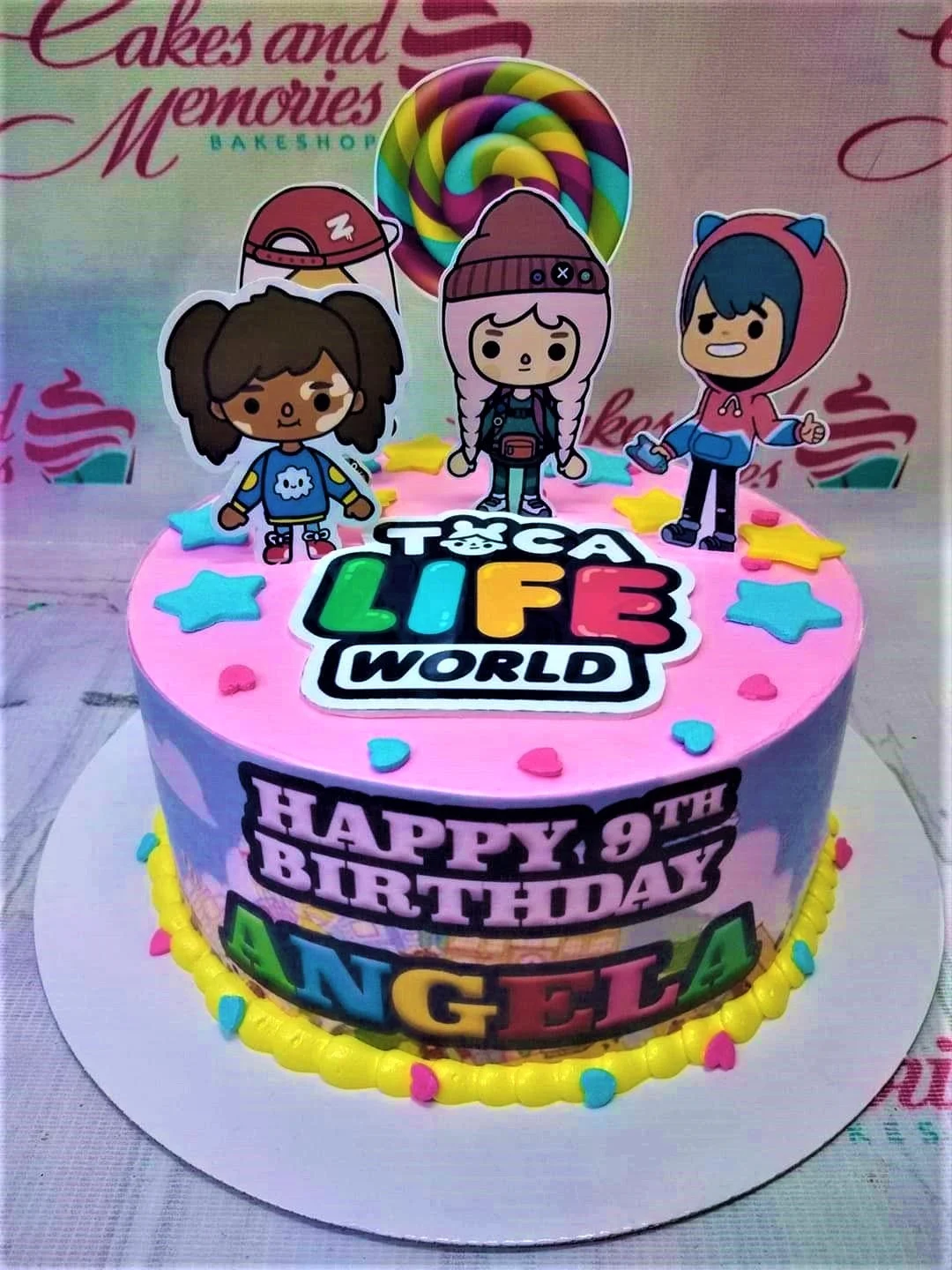 Toca Life World Gacha Life Cake Design