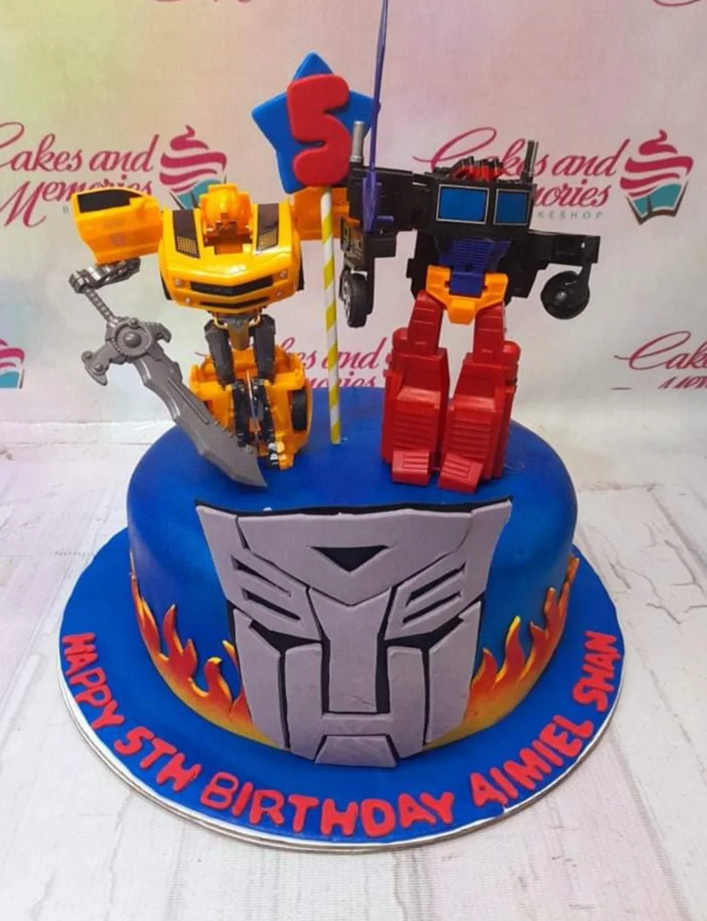 Transformers Cake