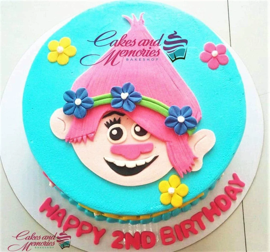 Trolls Poppy Cake