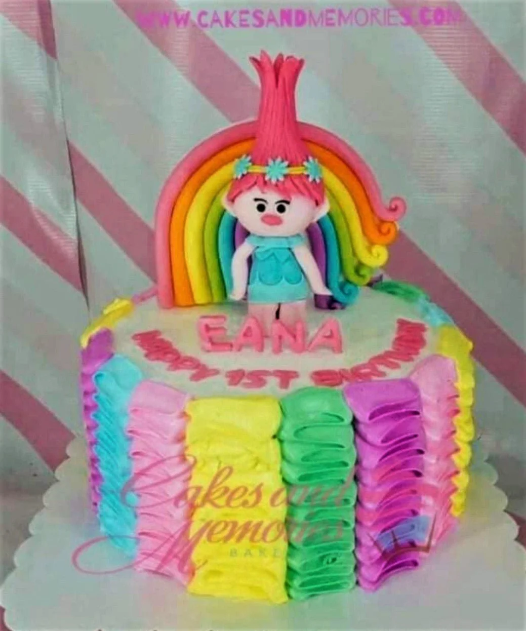 Trolls Poppy Cake