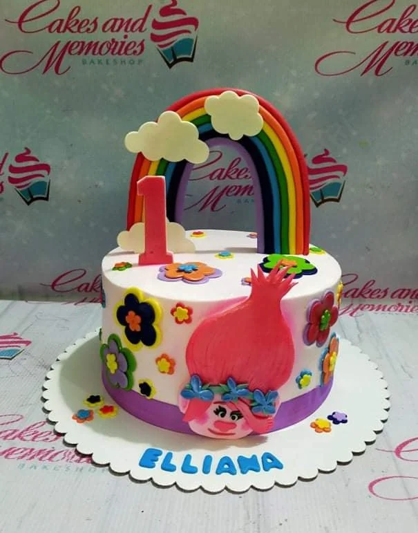 Trolls Poppy Cake