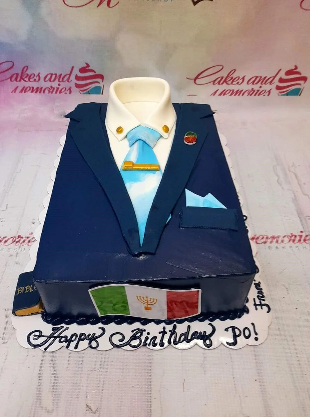 Tuxedo Suit Cake