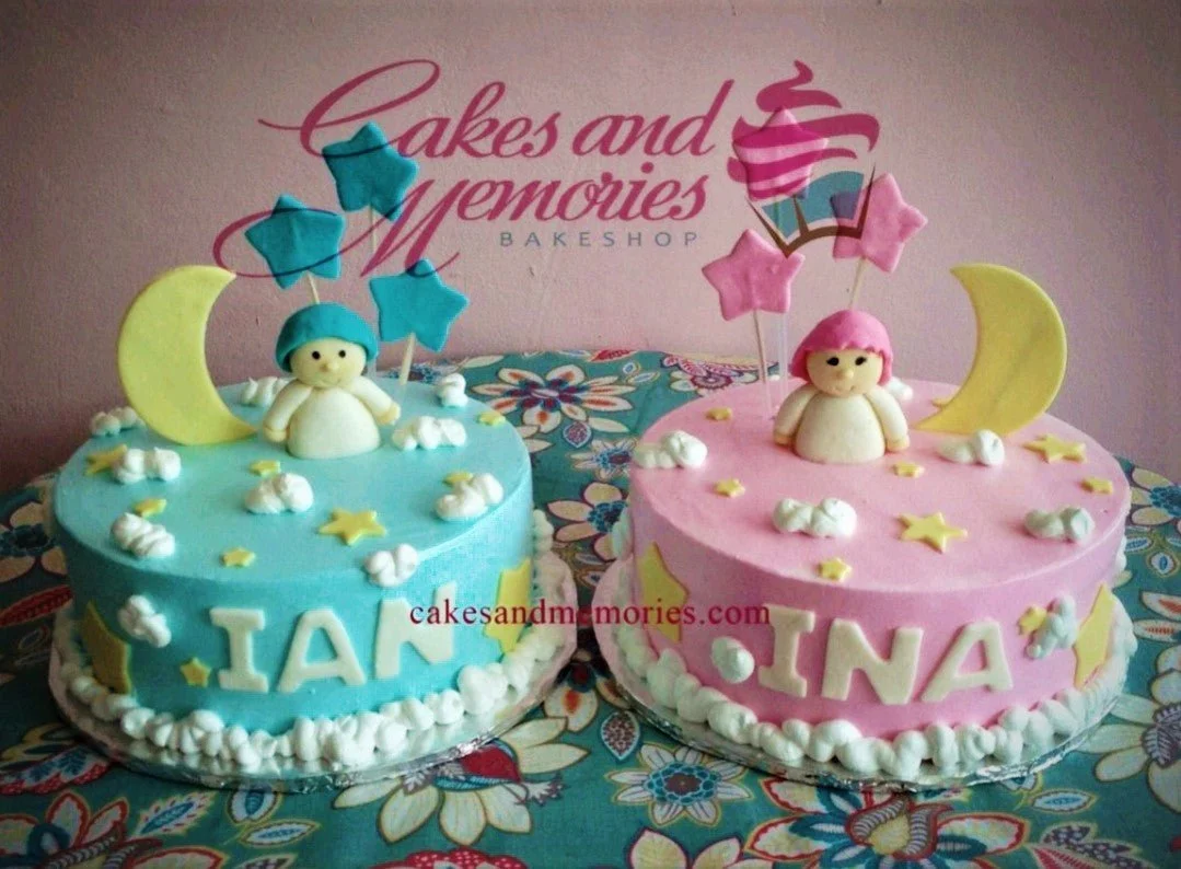 Twin Birthday Sailor Moon Cake Design