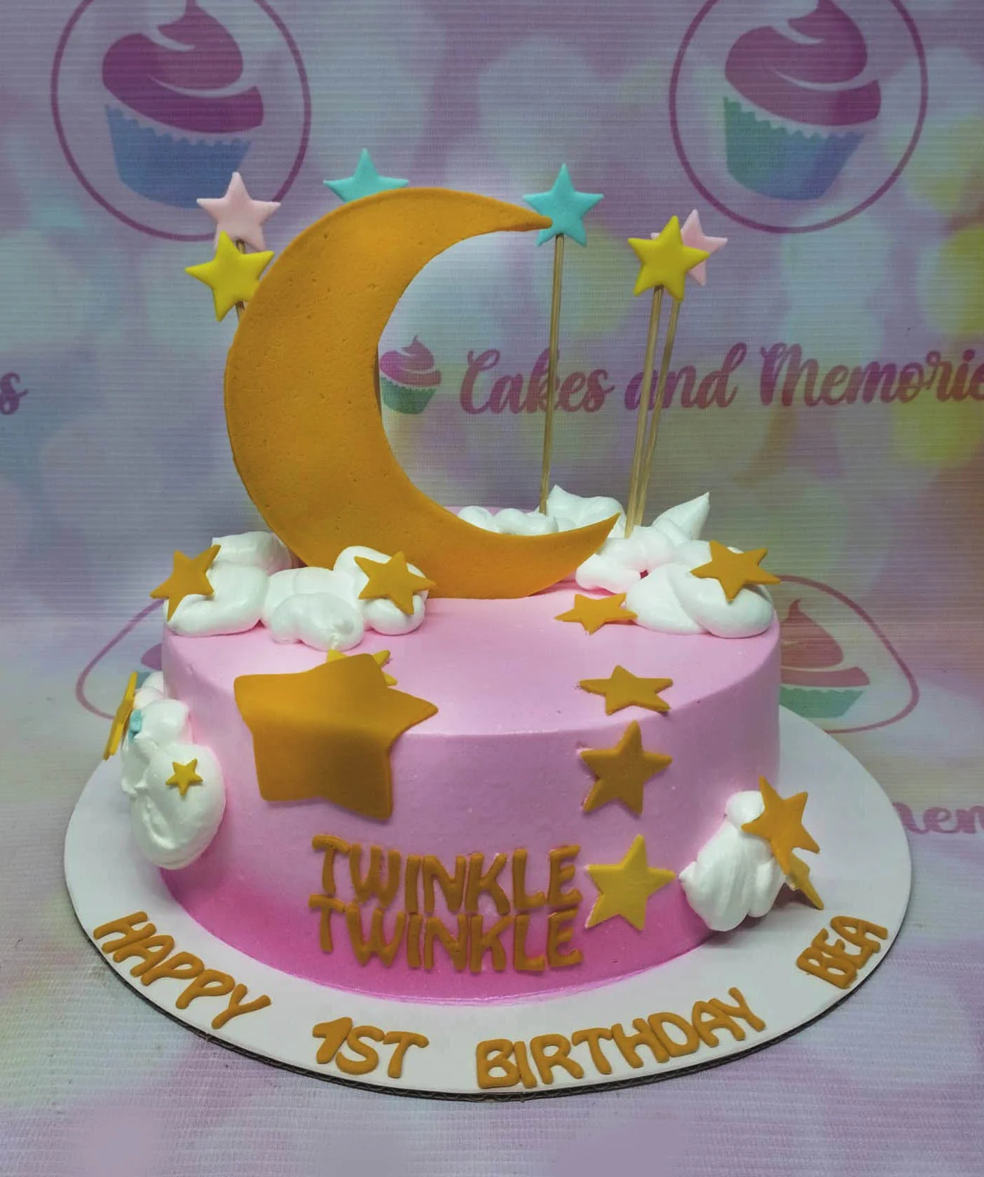 Twinkle Twinkle Sailor Moon Cake Design