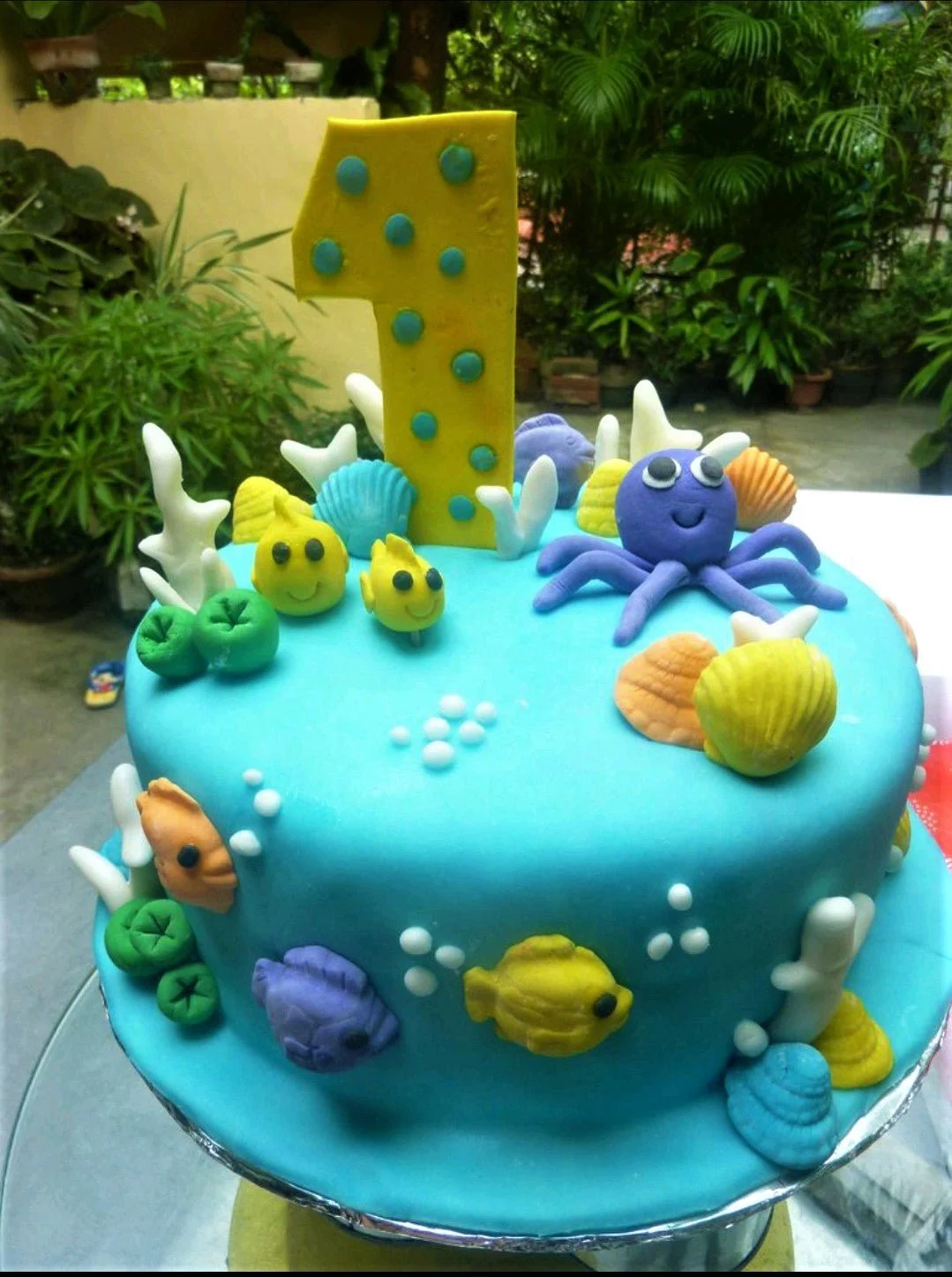 Under The Sea Fishing Cake Design