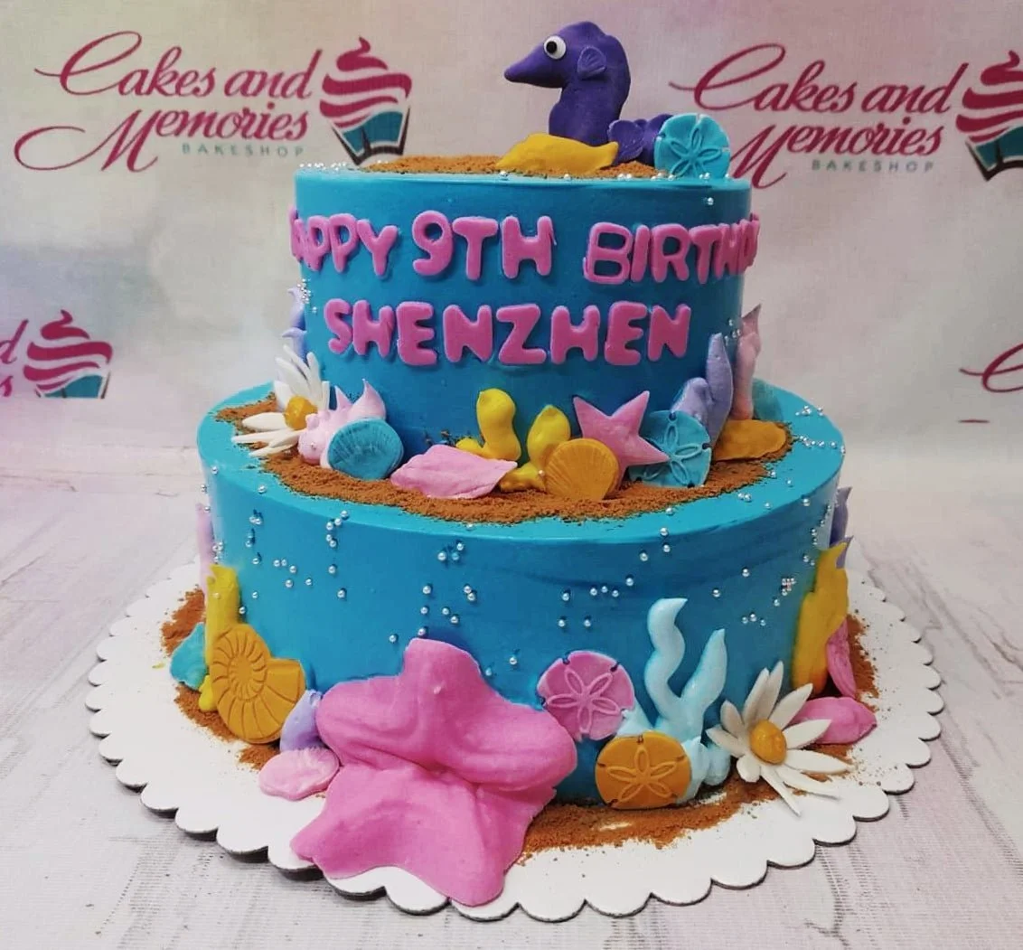 Underwater Ocean Under The Sea Cake Design