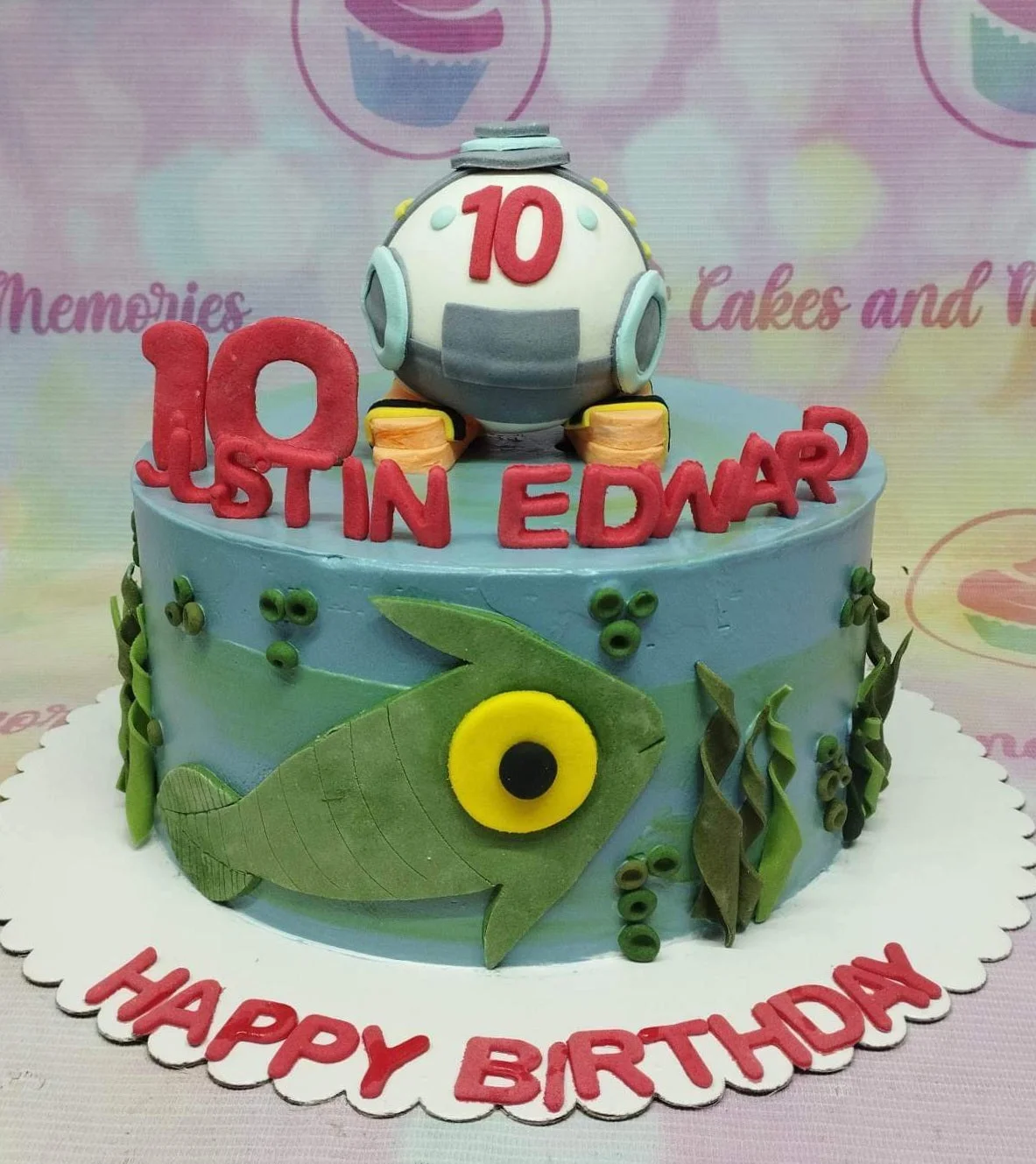 Underwater Robot Robots Cake Design