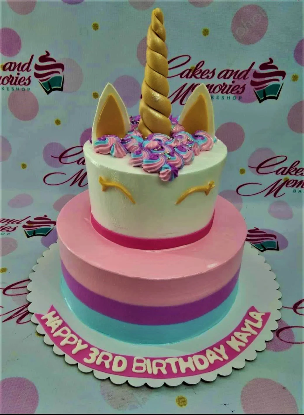 Unicorn One Punch Man Cake Design