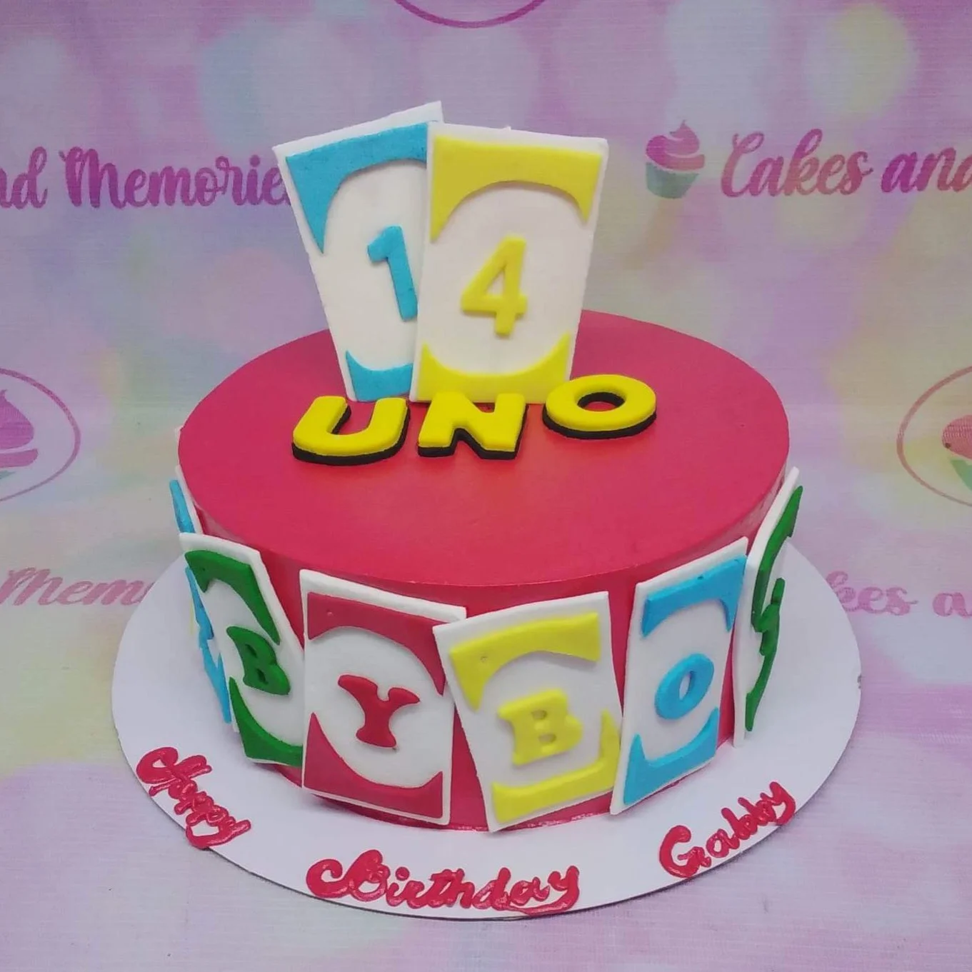 Uno Card Cards Cake Design