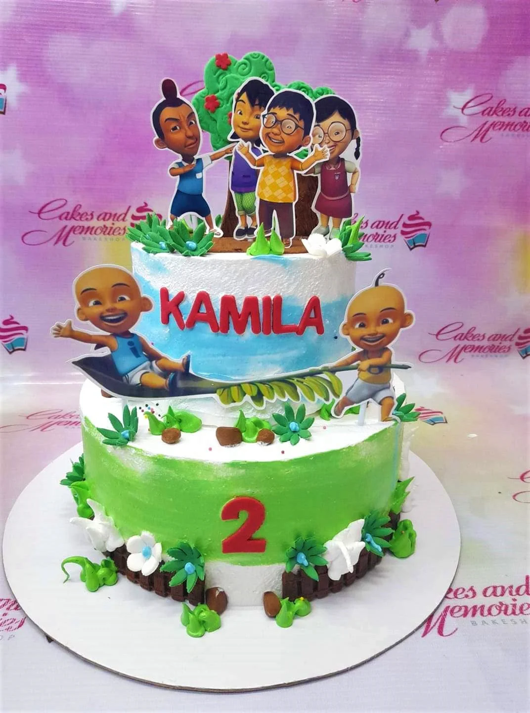 Upin And Ipin Upin & Ipin Cake Design
