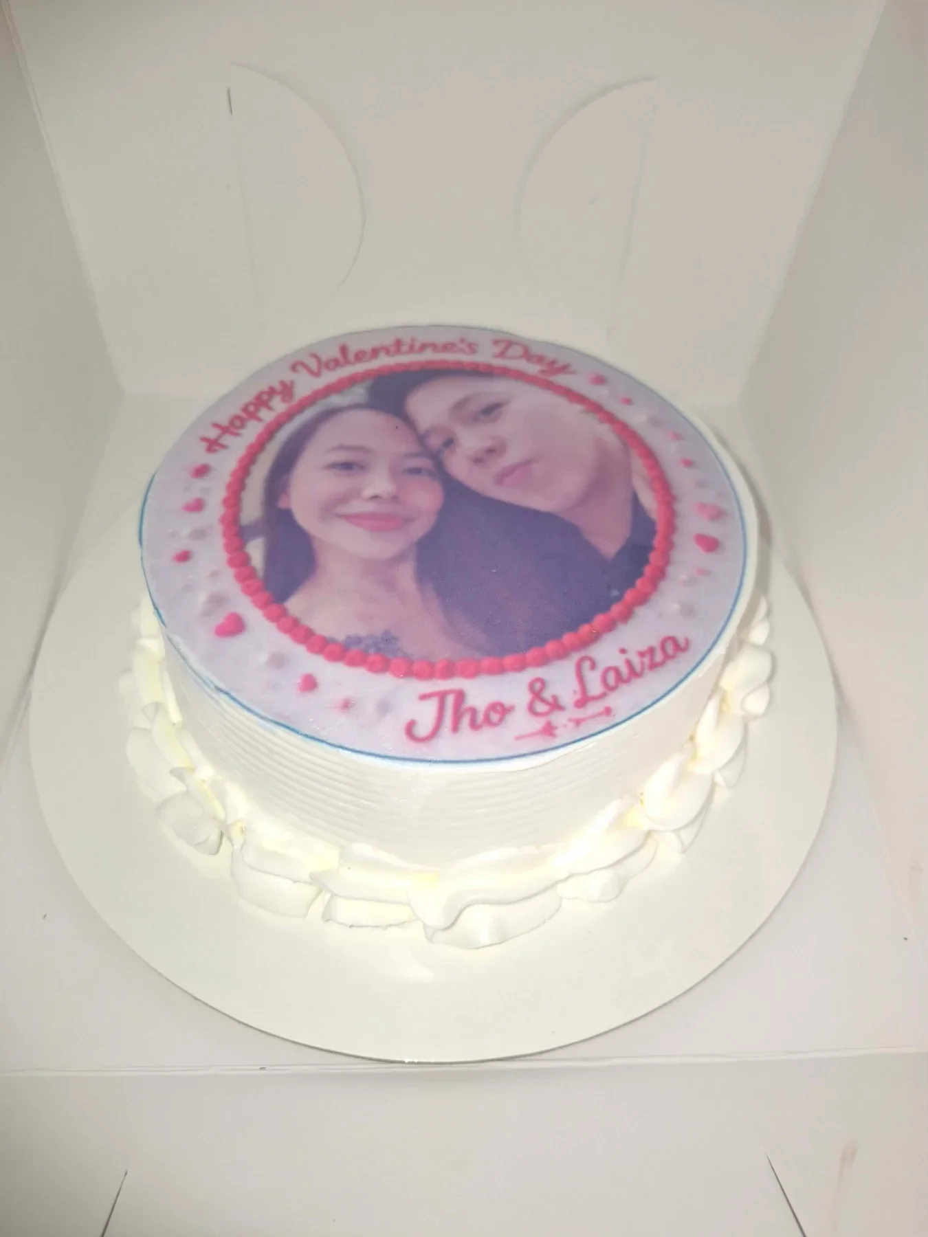 Valentine Photo Valentines Day Cake Design