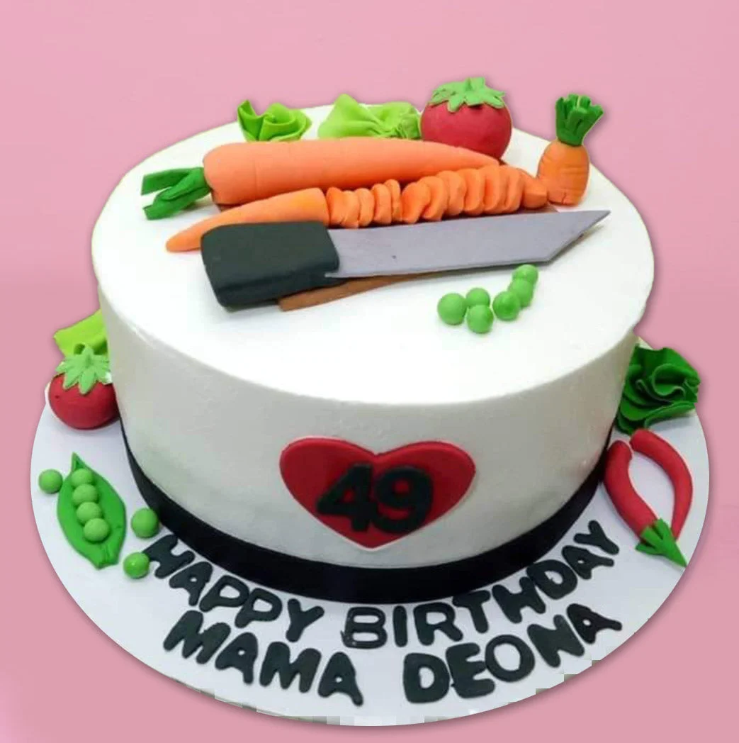 Vegetable Chef Cake