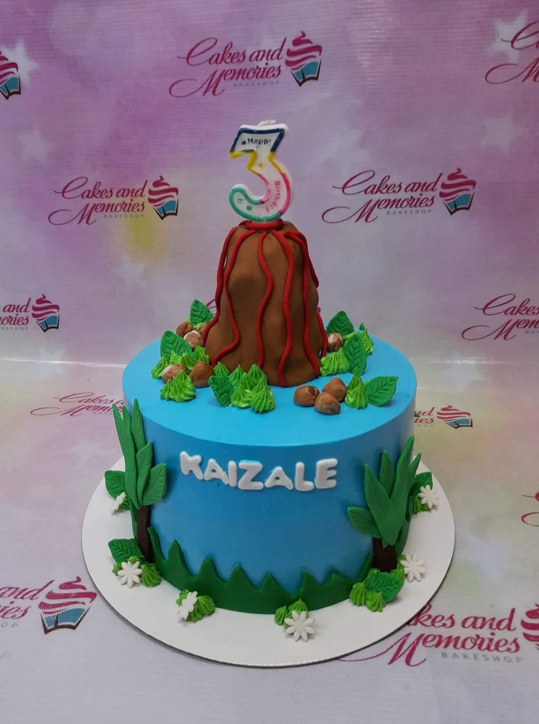 Volcano Casino Cake Design