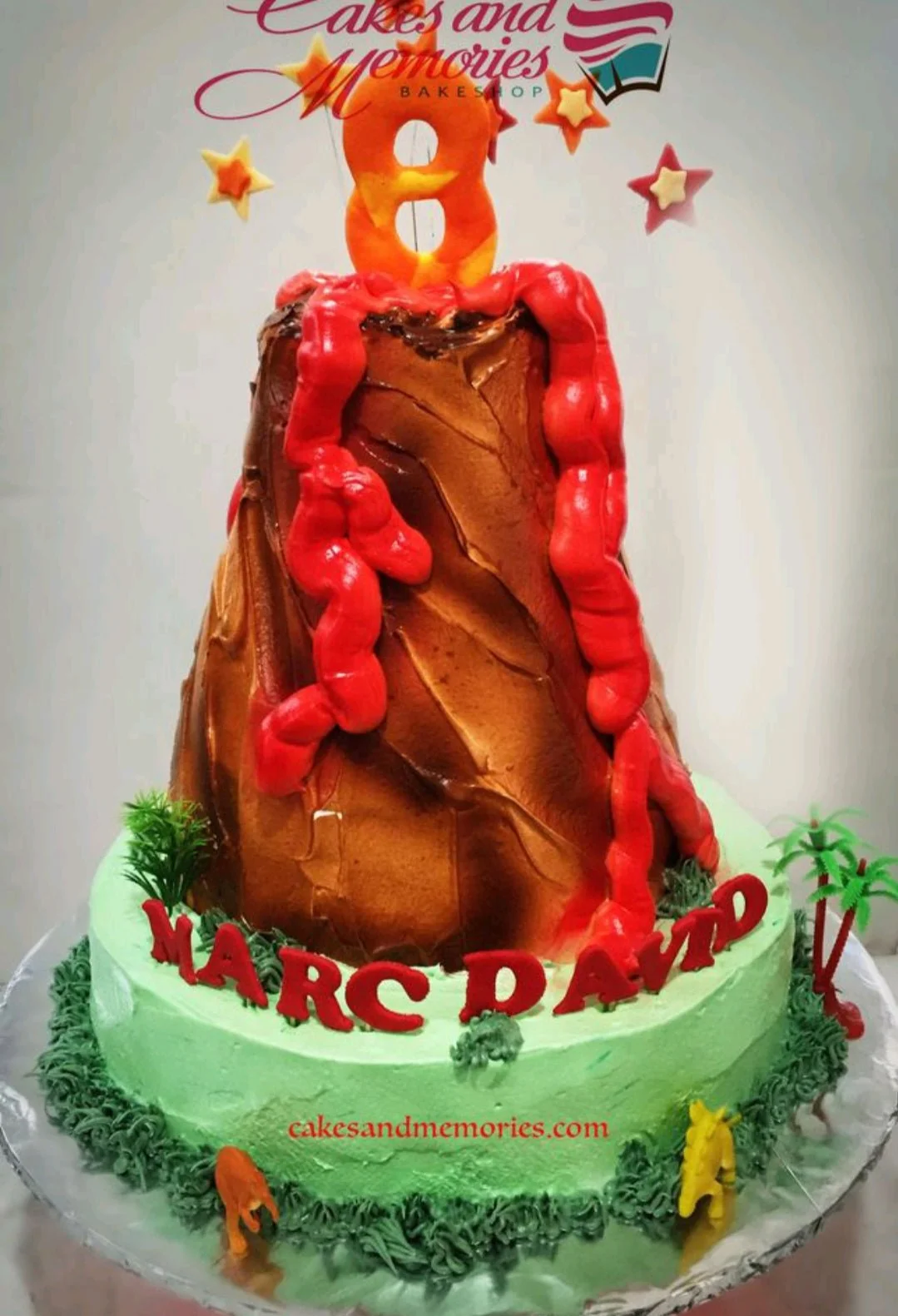 Volcano Casino Cake Design