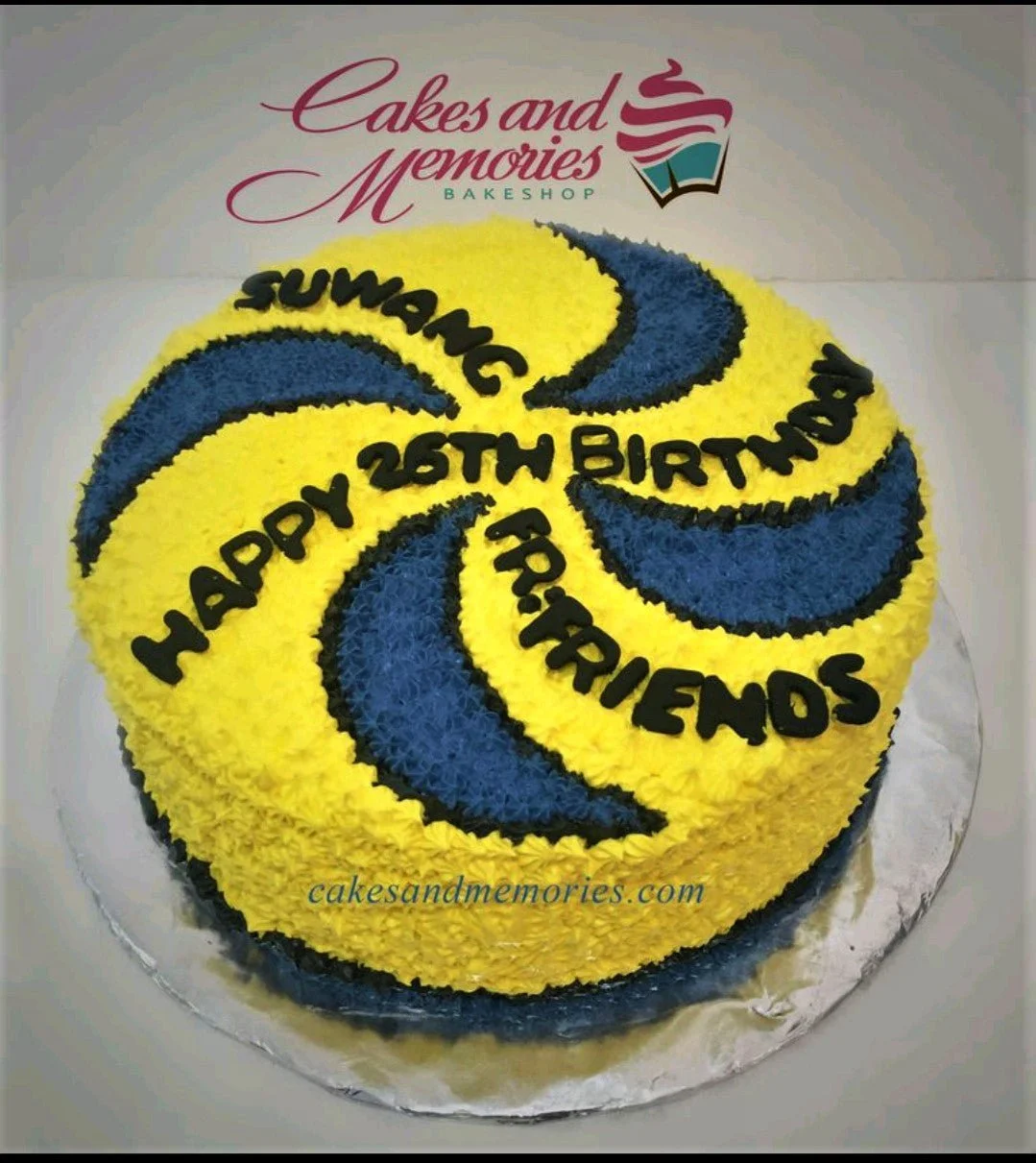 Volleyball Friends Cake Design