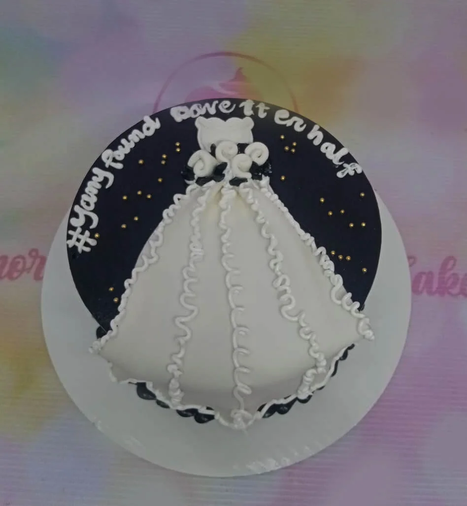 Wedding Dress Bento Cake