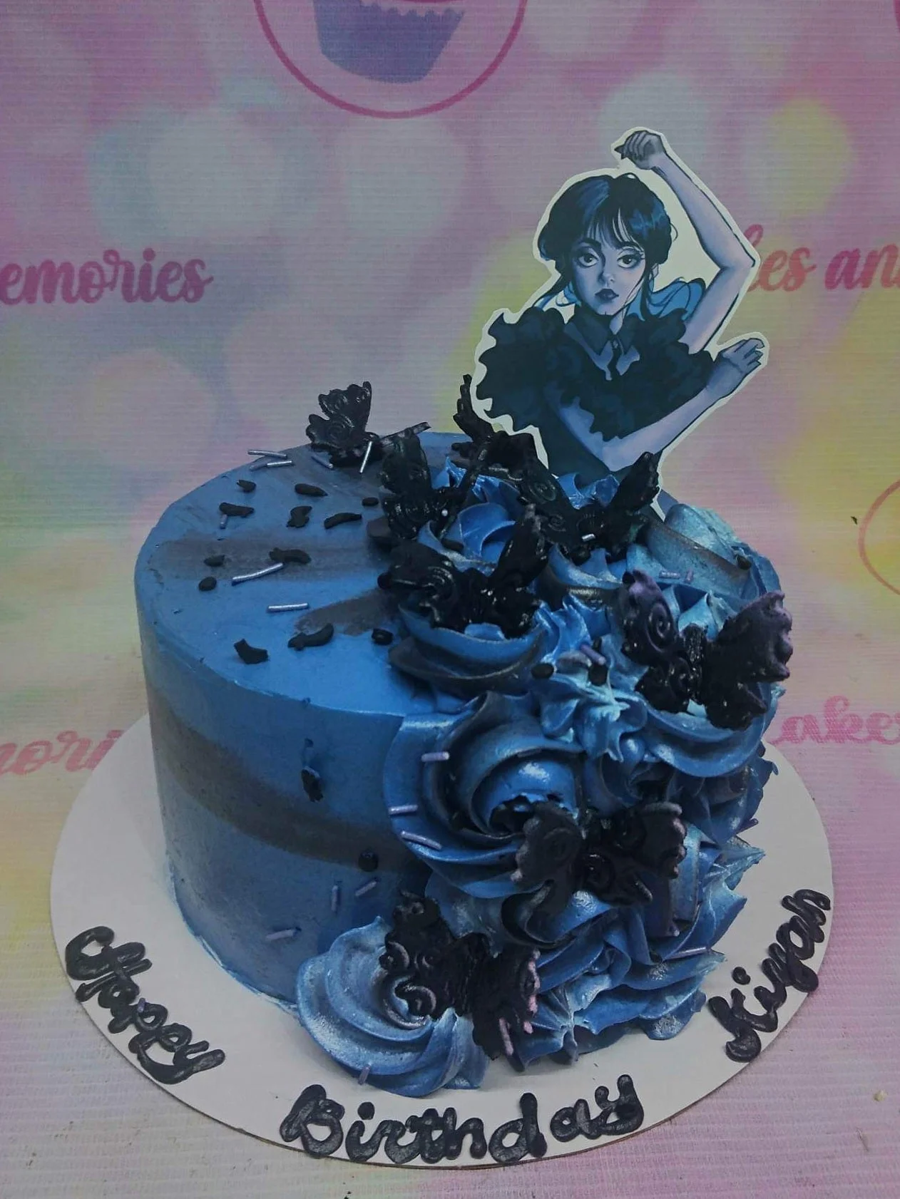 Wednesday Addams Wedding Cake Design