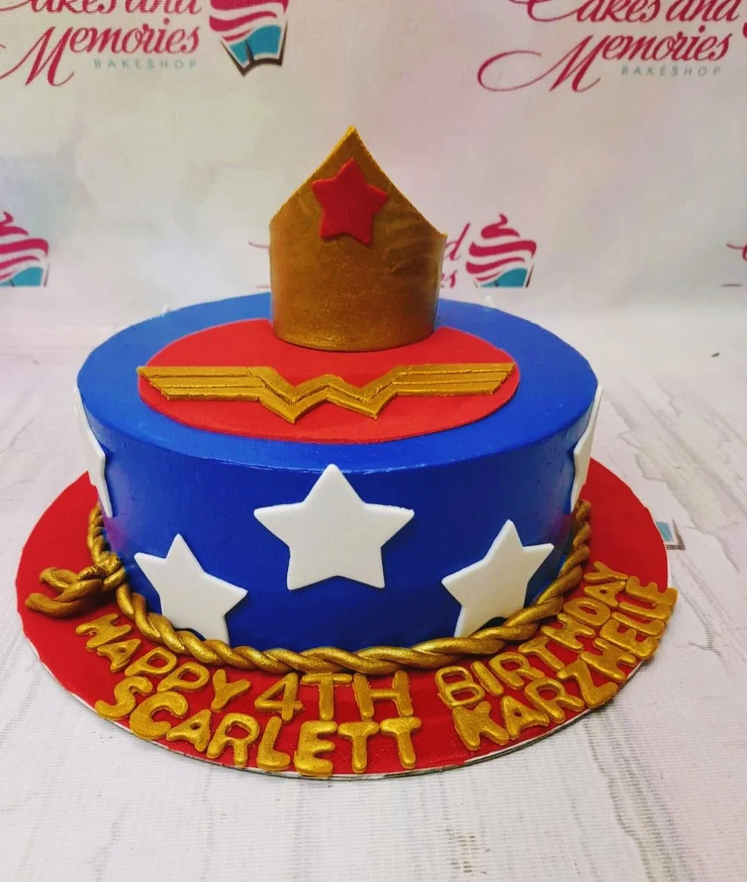 Wonder Woman Cake