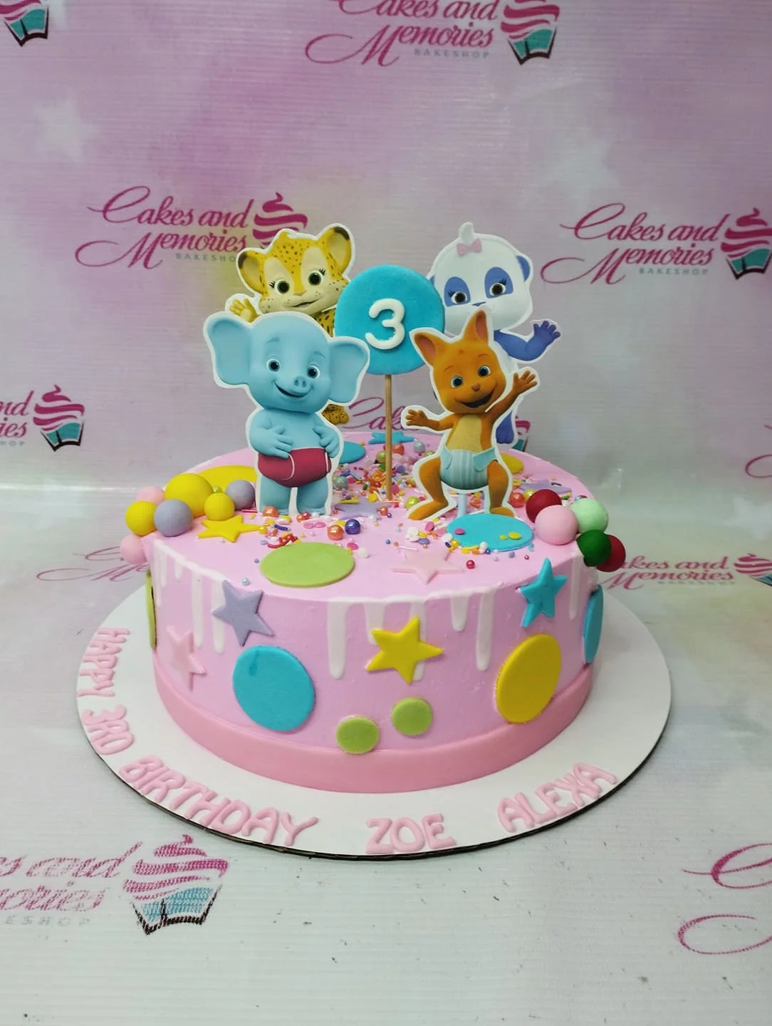 Word Party Cake