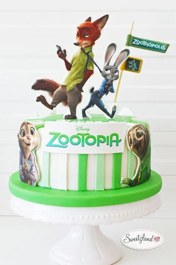 Zootopia The Flash Cake Design
