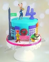 Zootopia The Flash Cake Design