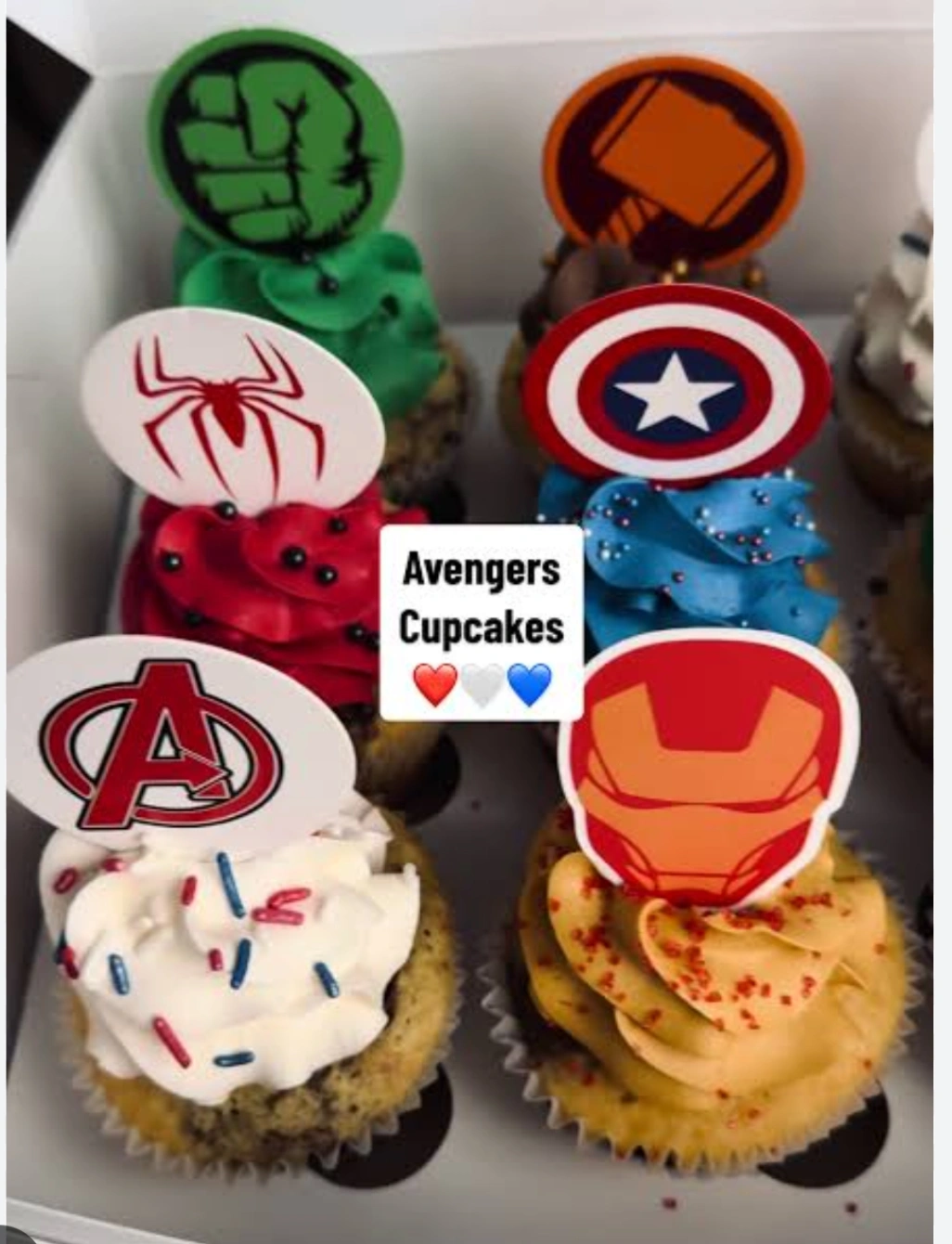 Avengers Cupcakes