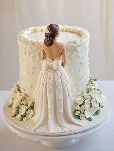 Bride Wedding Gown Cake