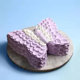 Butterfly Lavender Cake Design Butterfly Lavender Cake Design