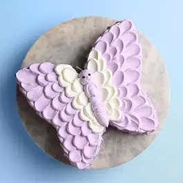 Butterfly Lavender Cake Design Butterfly Lavender Cake Design