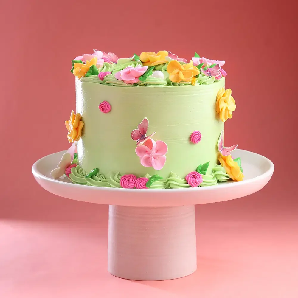 Floral Garden Dancer Cake Design Floral Garden Dancer Cake Design
