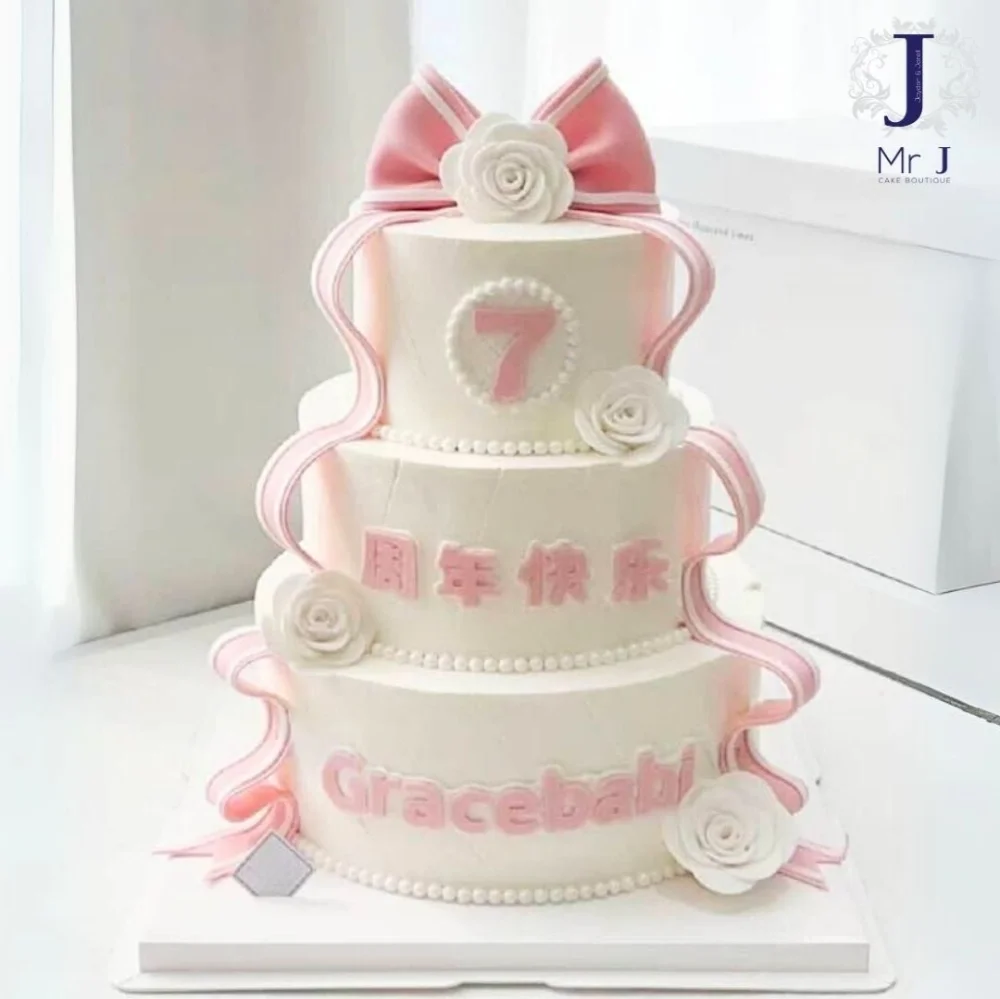 Pink Ribbon Cake Pink Ribbon Cake