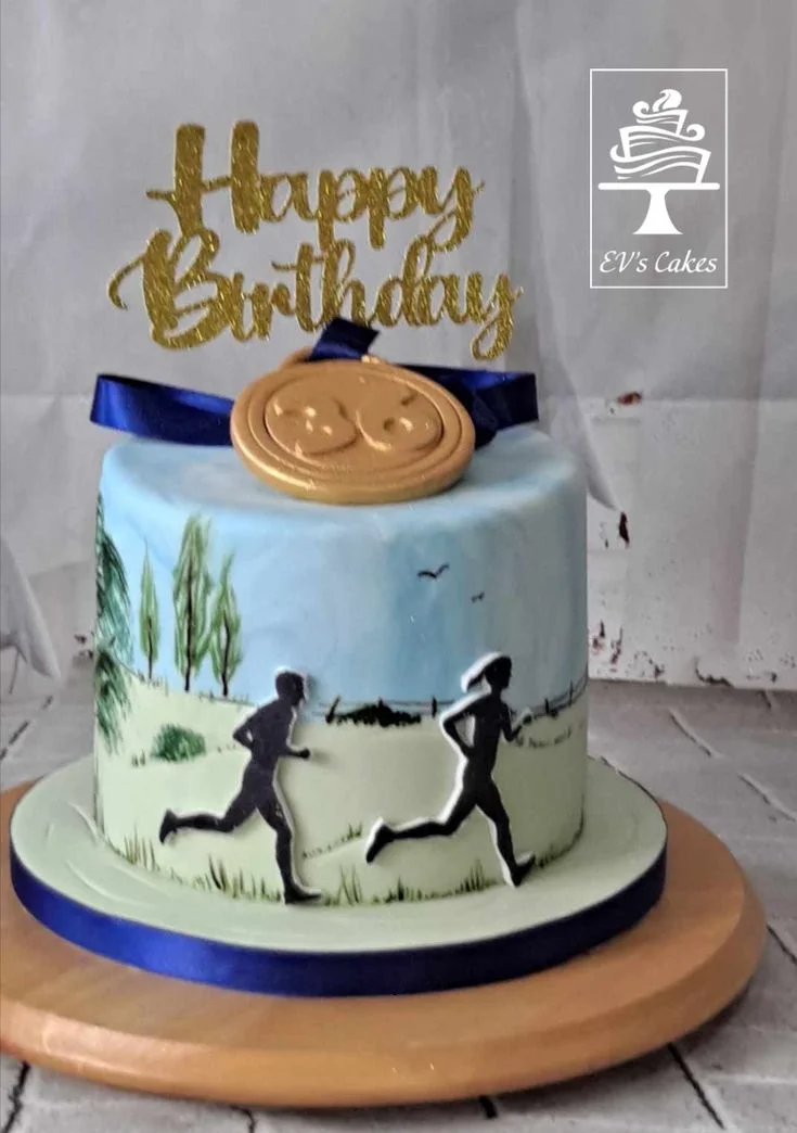 Running Birthday Cake