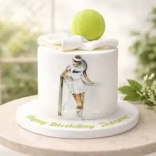 Tennis Birthday Cake Design