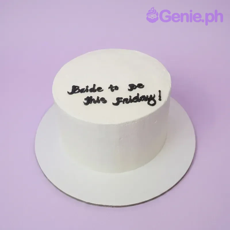 Minimalist Bride Cake
