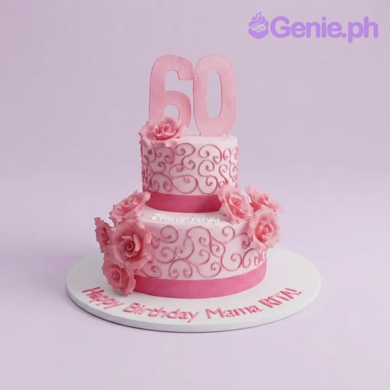 Sixtieth Birthday Cake Sixtieth Birthday Cake