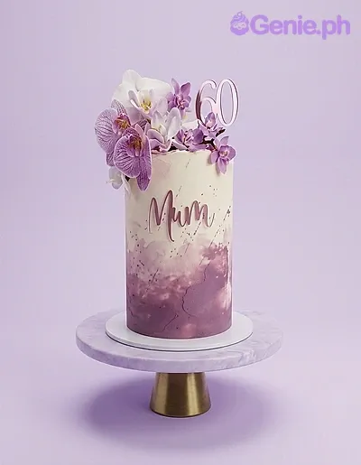 60th Birthday Senior Citizen Card Cake Design