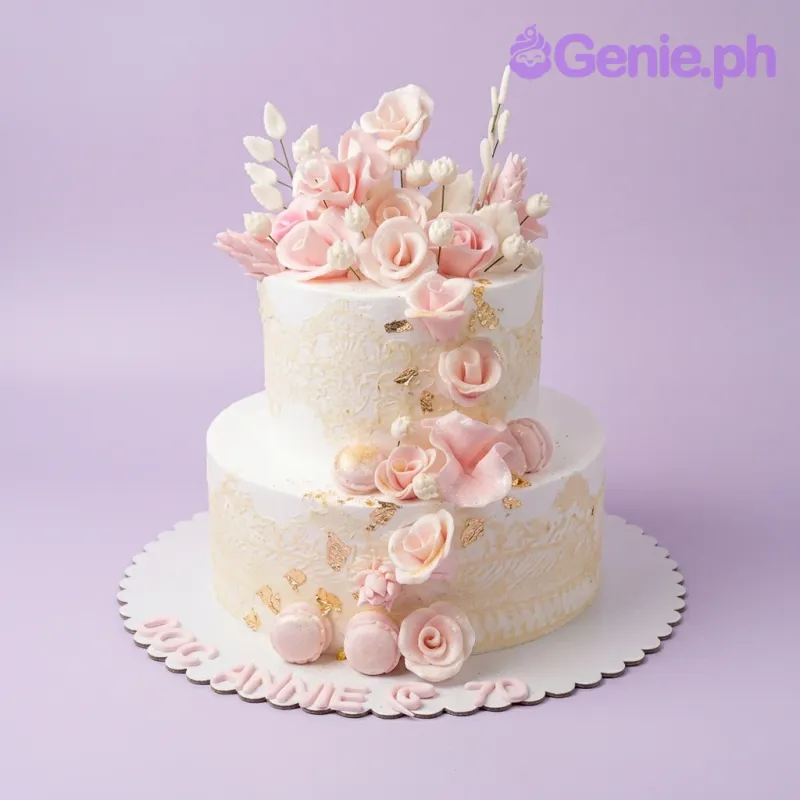 70th Birthday Fifty Cake Design