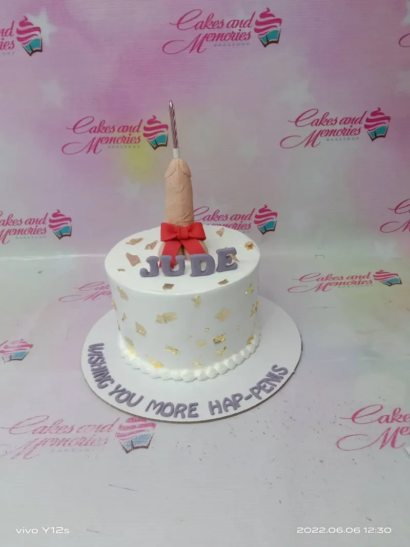 Adult Birthday Coffee Cake Design