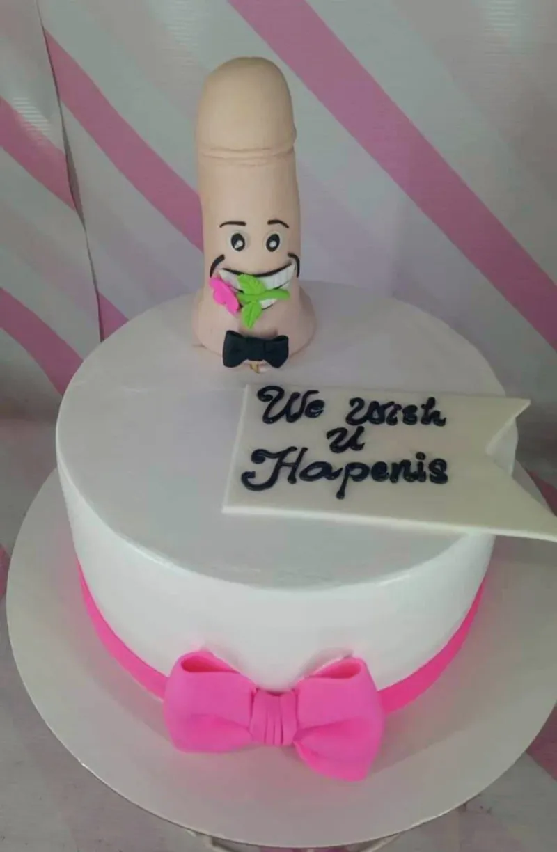 Adult Humorous Naughty Cake Design