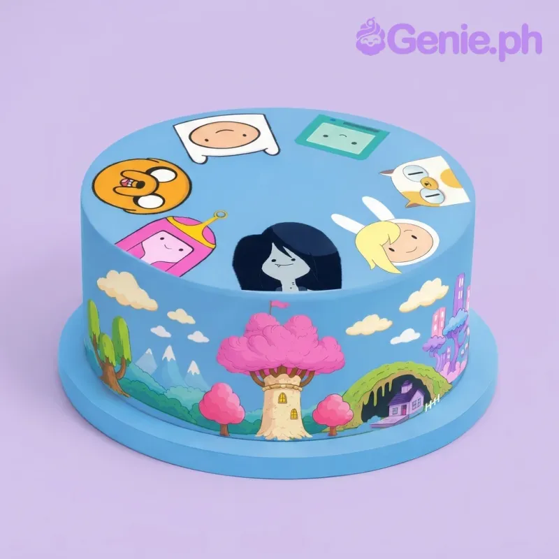 Adventure Time Princess Cake Design